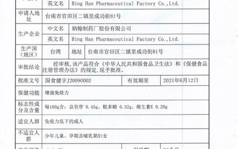 保健食品批文转让-第1张图片-百花生活百科知识分享