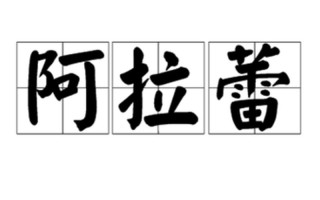 阿拉蕾是什么意思