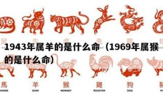 1943年属什么生肖