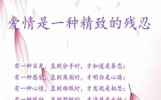 爱情是种什么东西