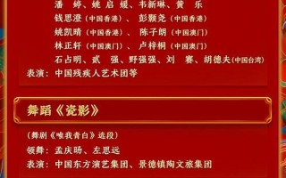 2023央视元旦晚会节目单表