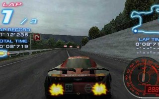 psp山脊赛车2中文版