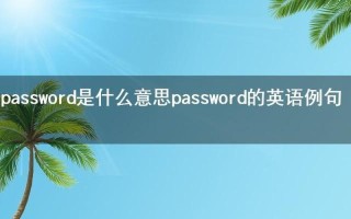 password什么意思