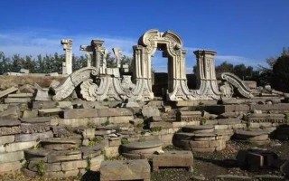 圆明园的毁灭前的照片