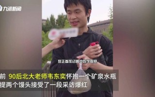 90后北大老师韦东奕谈爆红